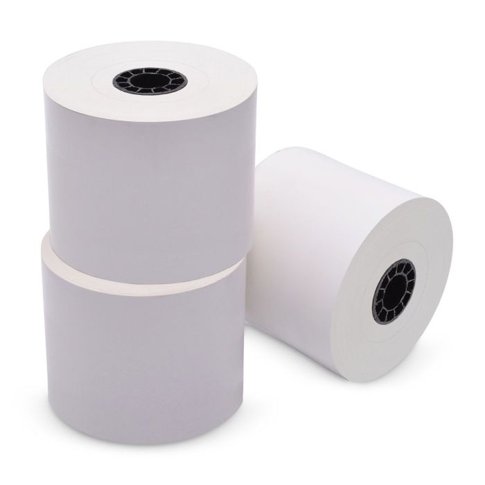 80 mm x 270 ft Iconex Sticky Media Bag Label